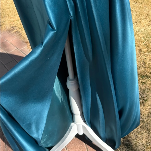 B Darlin Elegant Teal Maxi Dress - Picture 2 of 5